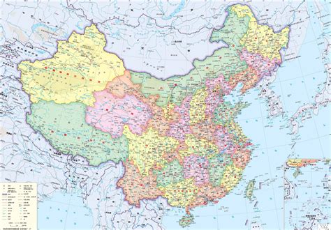 中國大陸省份地圖|中国省份地图高清版全图